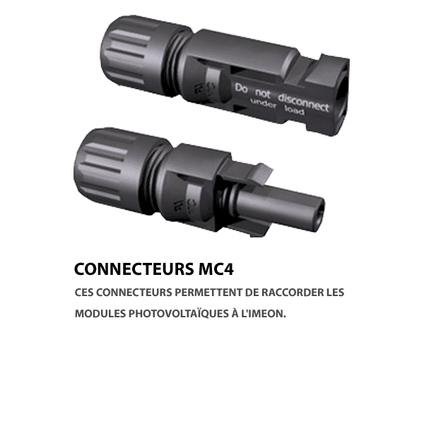 Connecteurs MC4 – Imeon Energy
