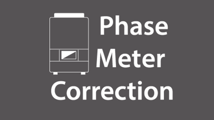 Imeon app phase meter correction