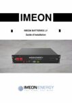 Installationsanleitung IMEON LV-Batterie 4850 51100